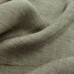 Лляна тканина 2193 коричнево-бежеве переплетення, Італія