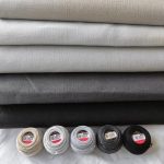 Тканина Белфаст Belfast 3609/7026, Zweigart, темно-сірий - Зображення 3