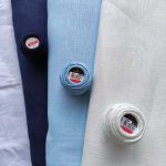 Тканина Белфаст Belfast 3609/589, Zweigart, темно-синя - Зображення 4