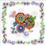 Заготовка для наволочки з гобелену "Мандарин - 1", 45*45см, Іспанія