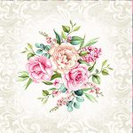Заготовка для наволочки з гобелену "Трояндовий букет", 45*45см, Іспанія