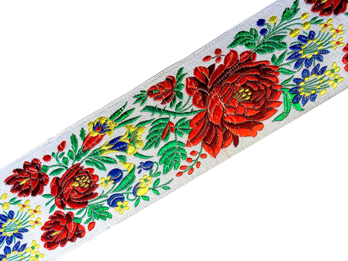 161-626-707-10-1 Стрічка жакардова ST161-626, 70мм, Чехія - Зображення 1