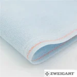 Тканина Brittney Lugana 3270/550, Zweigart, блакитна