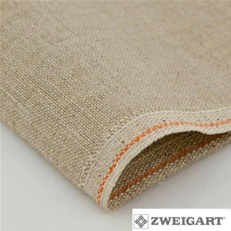 3609-53-1 Тканина Белфаст Belfast 3609/53, Zweigart, сіра - Зображення 1