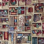 Гобеленова тканина "Sederia" 0В81 з яскравим малюнком, Іспанія - Зображення 4