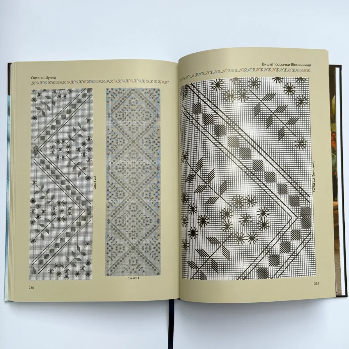 схеми виштванок в книзі